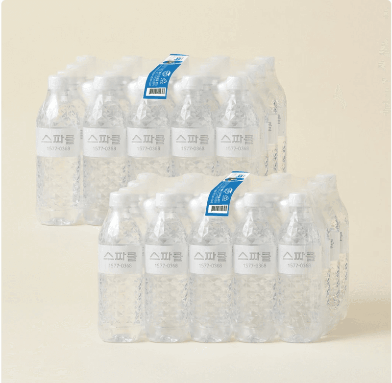 스파클 생수 무라벨 500ml 40병