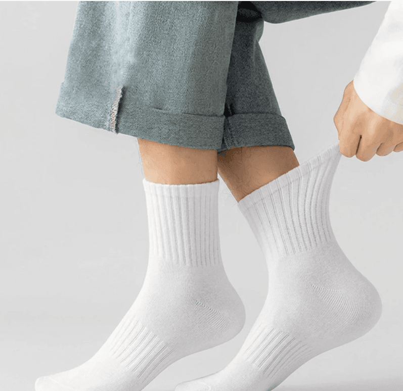 카바 밴딩 중목 양말 10켤레