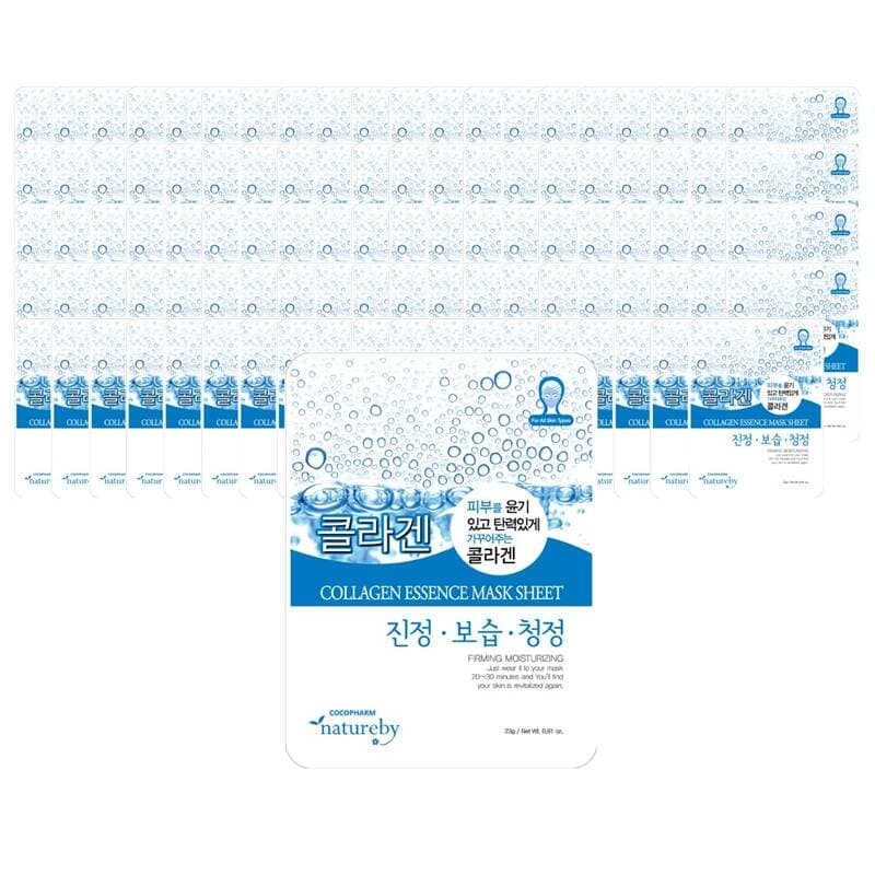 네이처바이 콜라겐 에센스 마스크팩 100매