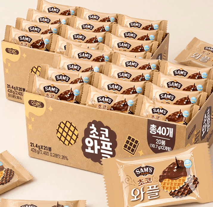 오즈랜드 초코와플 20봉 2박스