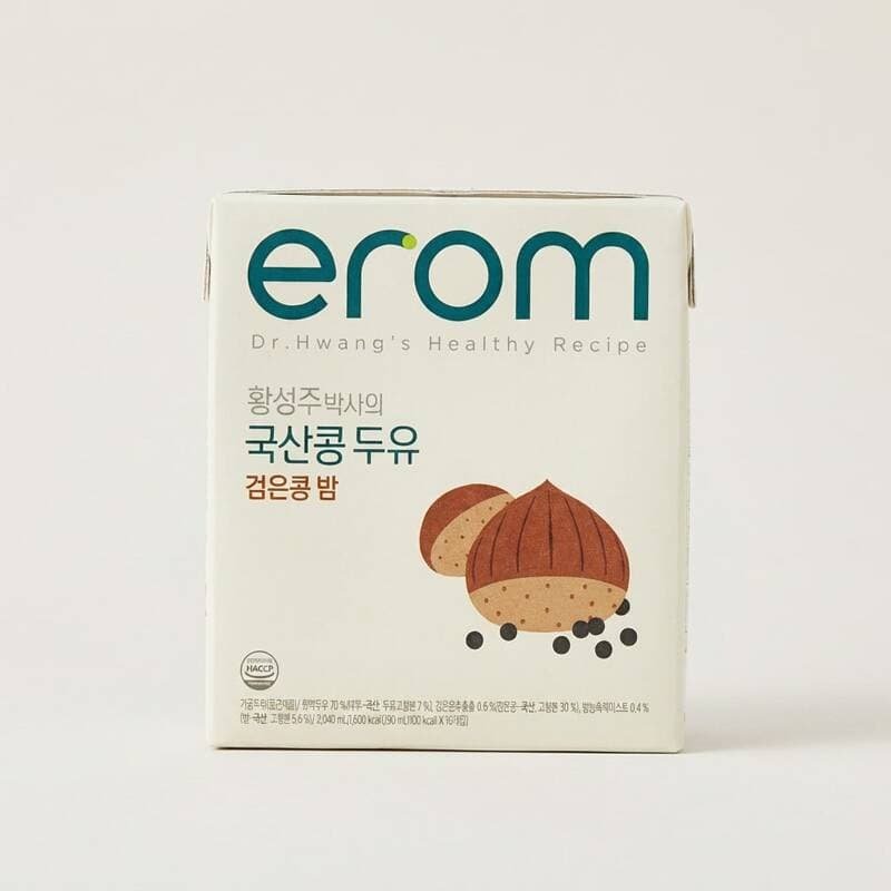 이롬 황성주박사 검은콩 밤 두유 190ml 16개