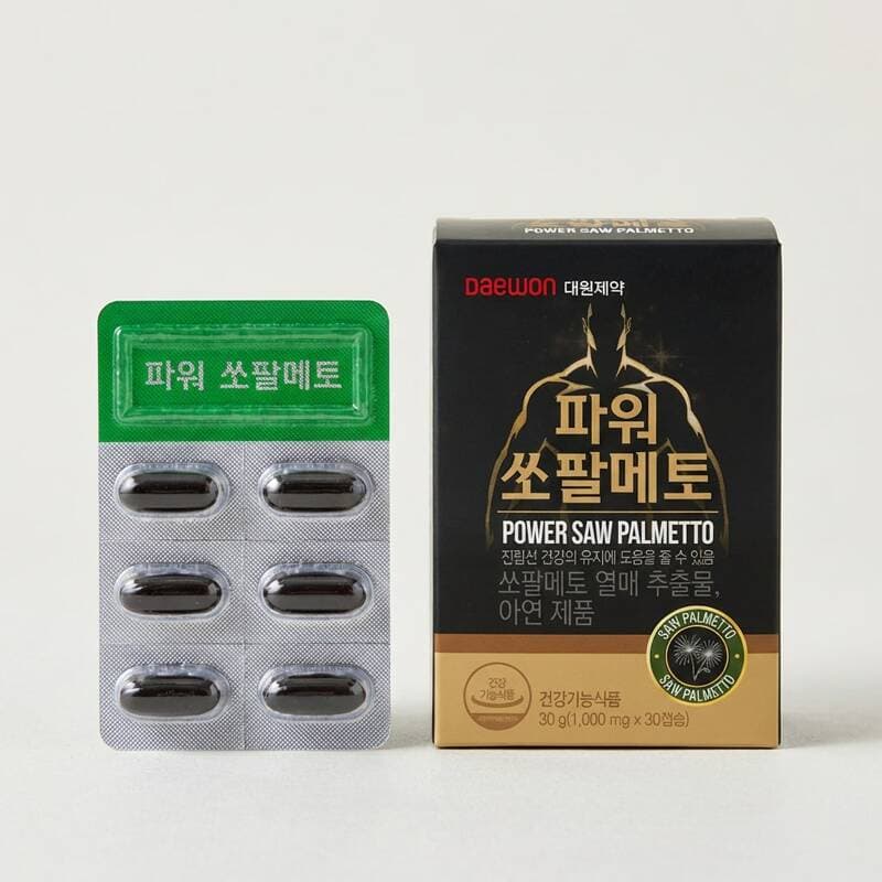 대원제약 파워 쏘팔메토 1,000mg 30캡슐