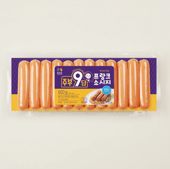 목우촌 주부9단 프랑크 소시지 500g 3개