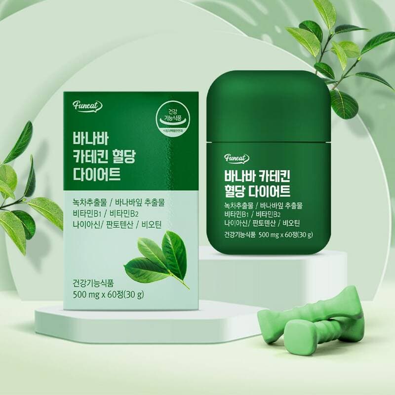 Funeat 바나바 카테킨 혈당 다이어트 60정