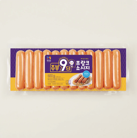 목우촌 주부9단 프랑크 소시지 3개