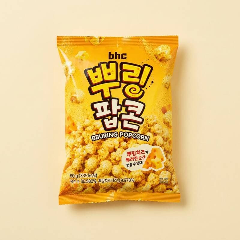 BHC 뿌링팝콘 60g 12개