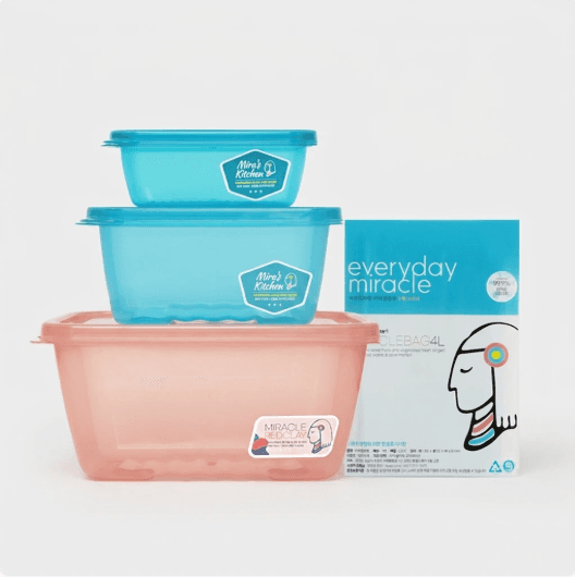 미라네주방 신선 밀폐용기 3종 세트