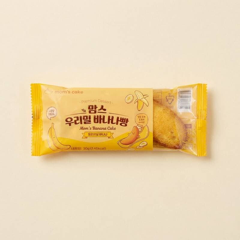 맘스케이크 우리밀 바나나빵 30g 30개