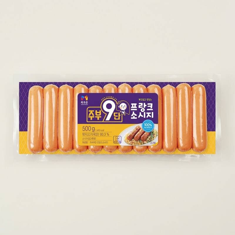 목우촌 주부9단 프랑크 소시지 3개