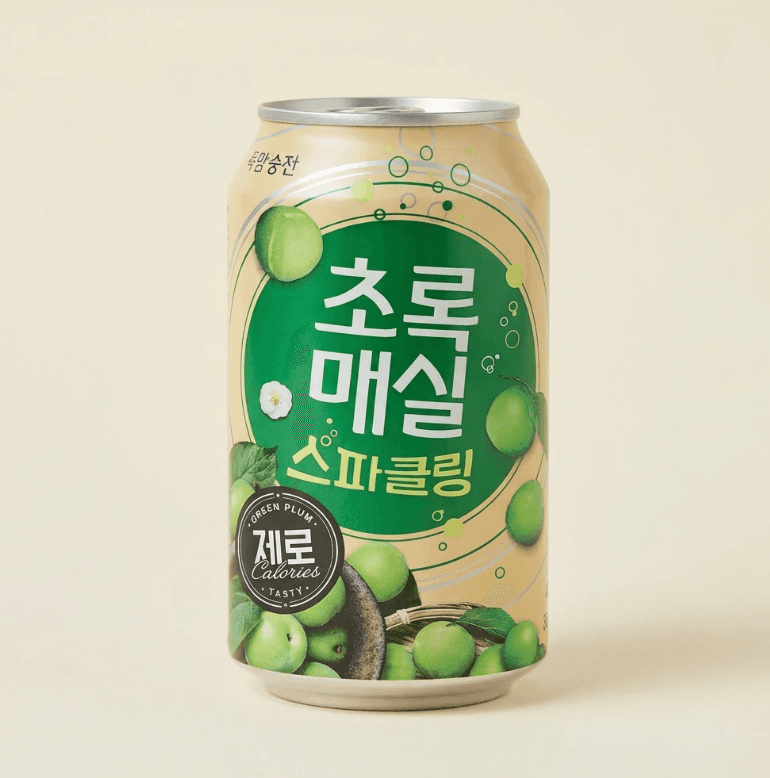 초록매실 스파클링 제로 350ml 24캔