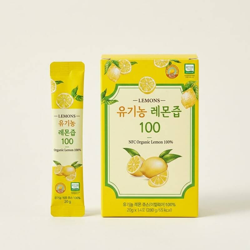 올바른 유기농 레몬즙 착즙 100