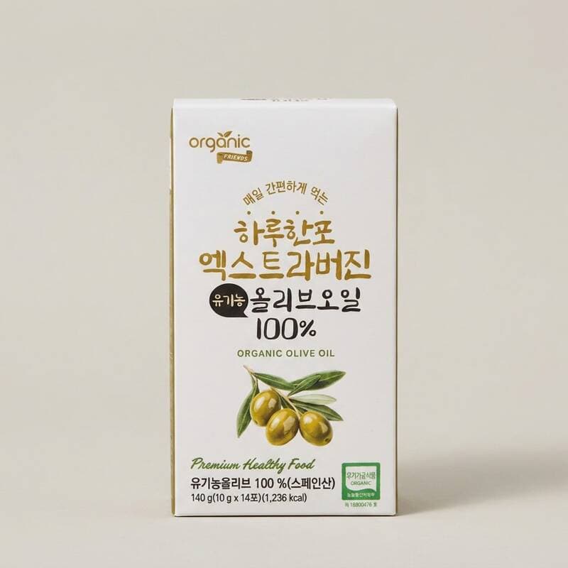 오가닉프렌즈 유기농 올리브오일 10g x 14포