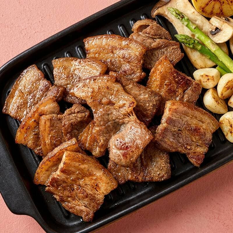 해담별 제주 흑돼지 왕구이 1.2kg 2개