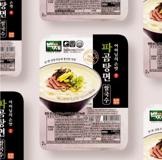 백제 쌀국수 파곰탕면 10개입