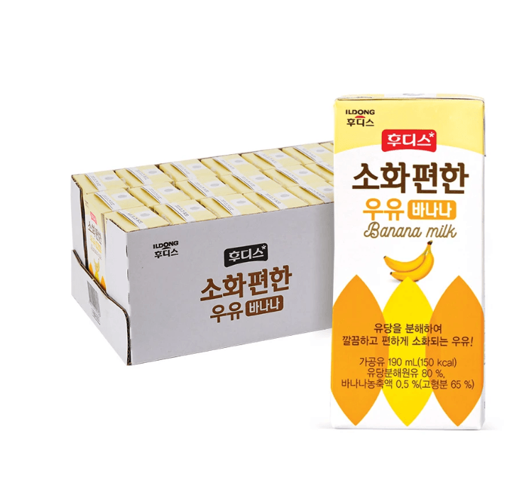 일동후디스 소화편한 우유 바나나 190ml 24개입