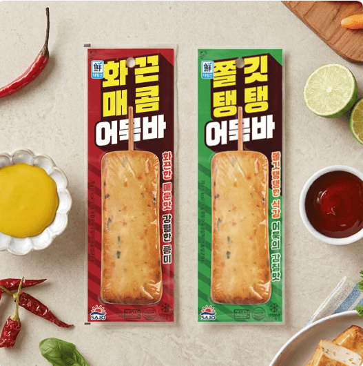 사조 어묵바 쫄깃탱탱+화끈매콤 20개