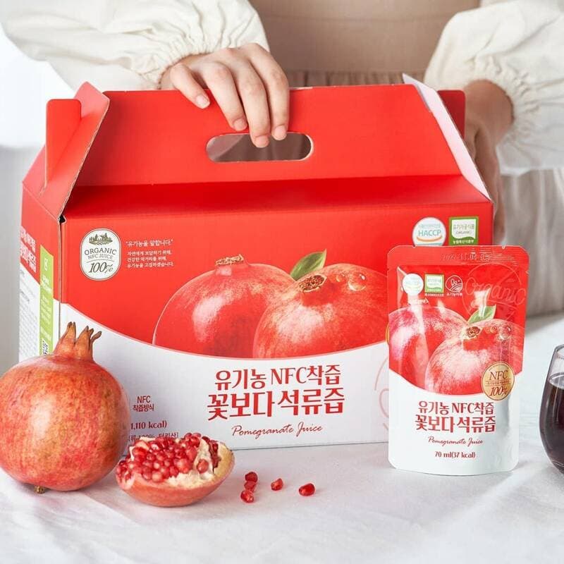 유기농마루 NFC 꽃보다 석류즙 70ml 30개