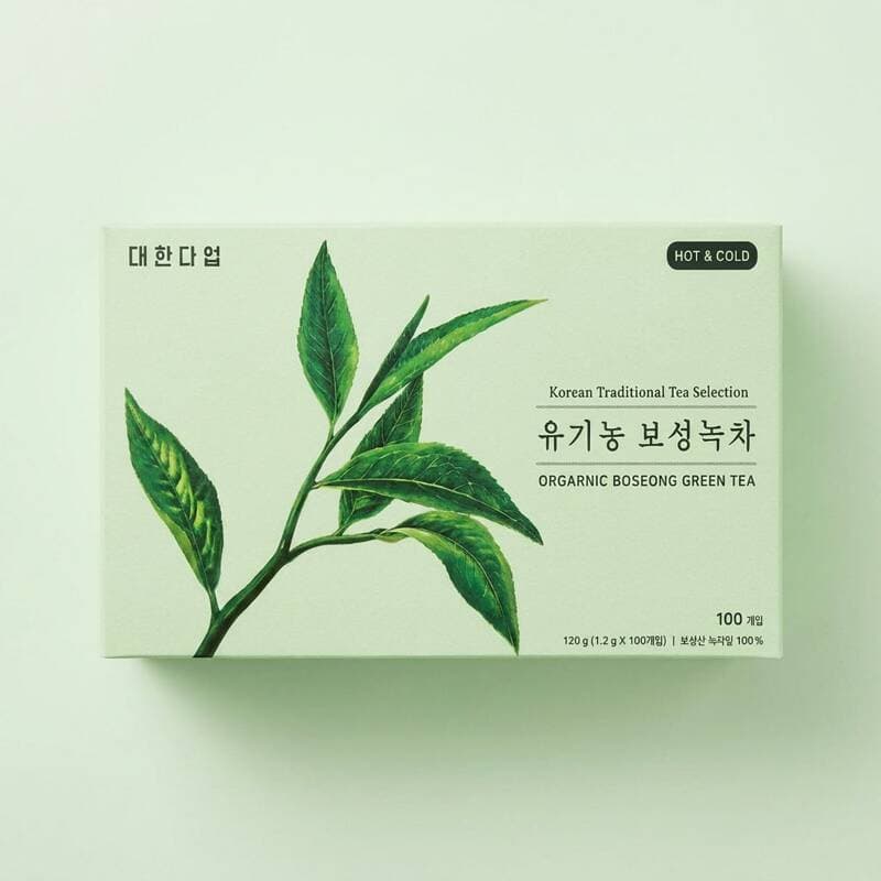 대한다업 유기농 보성녹차 100개입