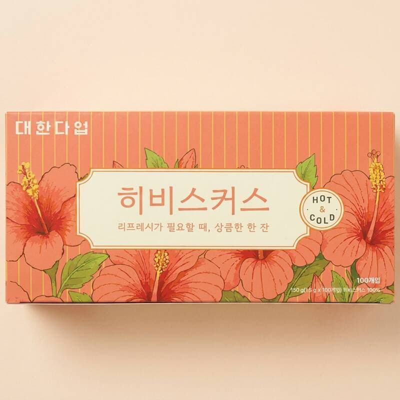 대한다업 히비스커스 티백 1.5g 100개