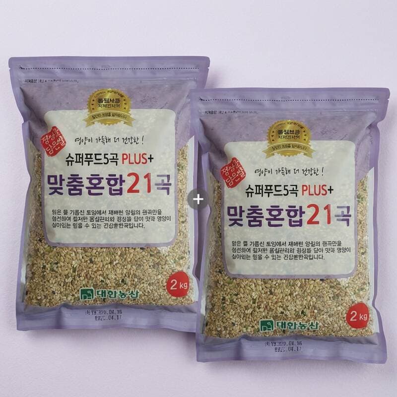 대한농산 맞춤 혼합곡 21곡 2kg 2개