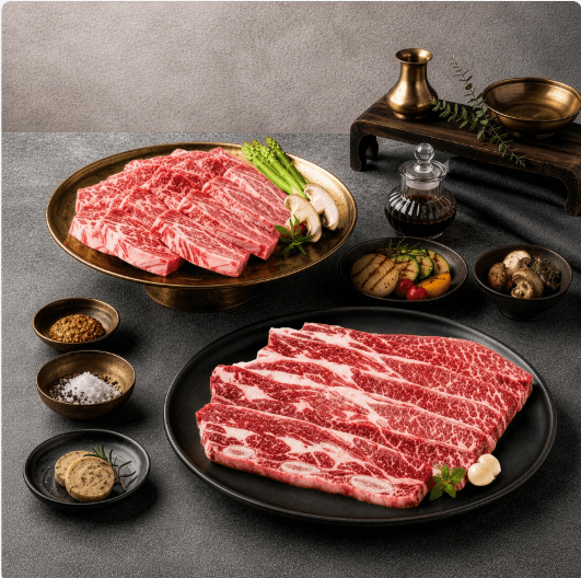 고메프리미엄 미국산 LA꽃갈비 선물세트
