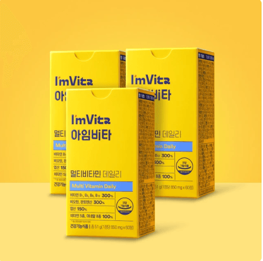 아임비타 멀티비타민 데일리 850mg 60정 3개
