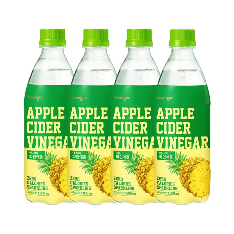웅진 애사비 파인애플 500ml 24개