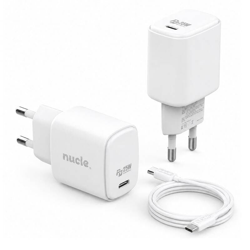 뉴클 PD 25W GaNC 초고속충전기 2개+케이블