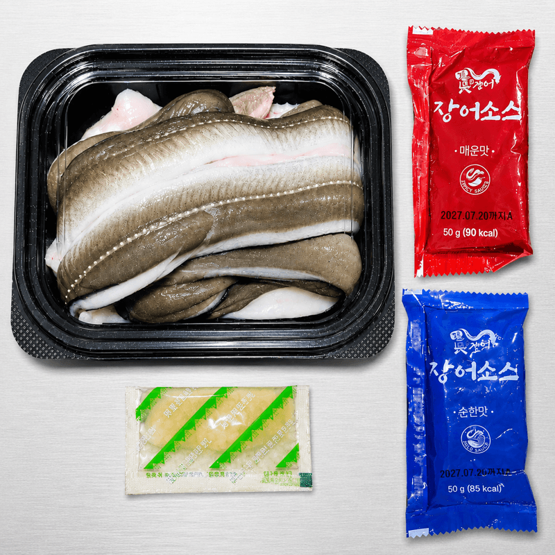 산들에담다 통영 손질 활 바다장어