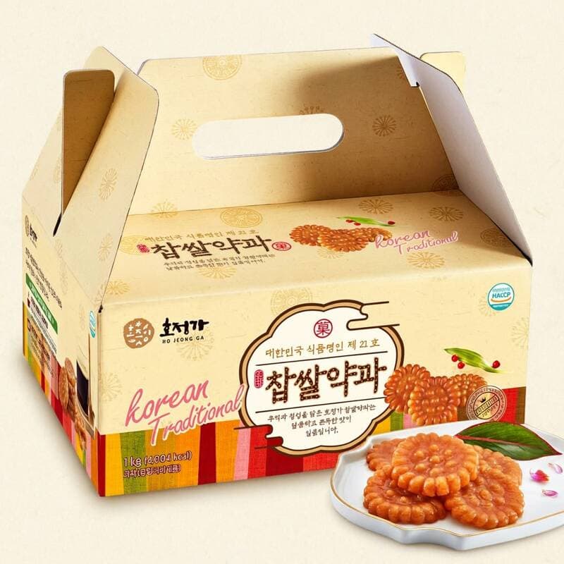 호정가 찹쌀약과 1kg 1박스