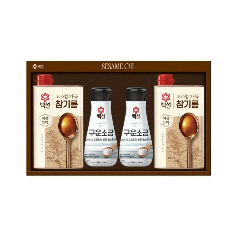 CJ 백설 고소한 참기름 A호 + 쇼핑백