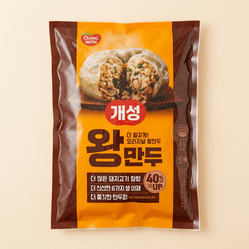동원 개성 왕만두 2.24kg 2개