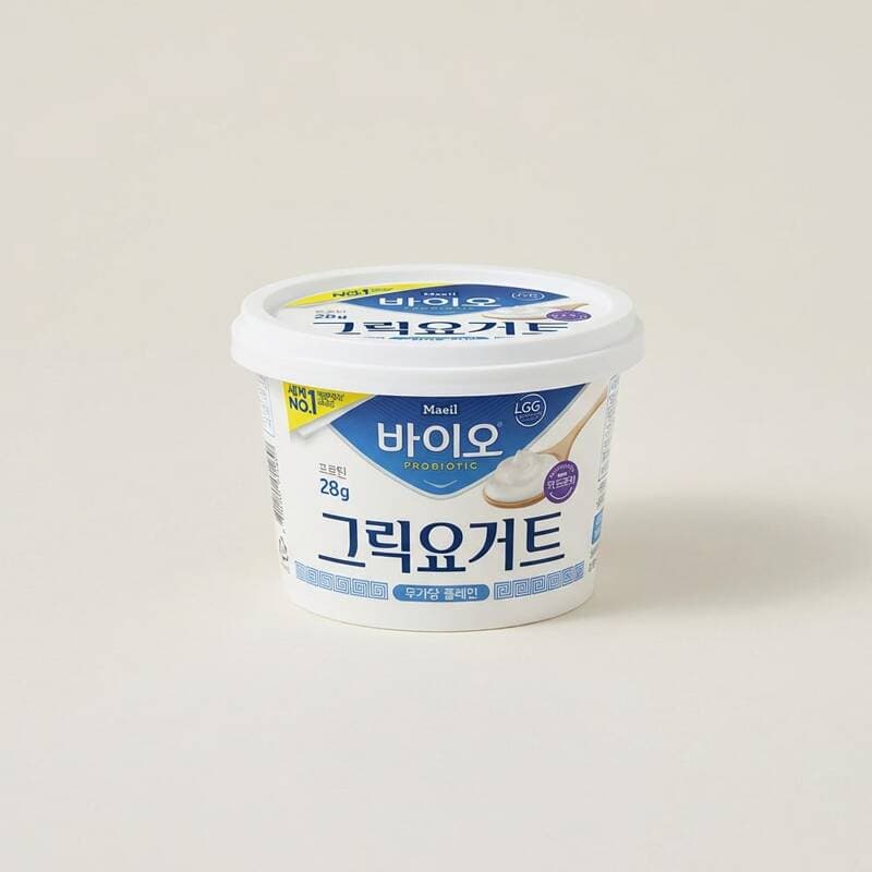 매일바이오 그릭요거트 무가당 플레인 400g 6개