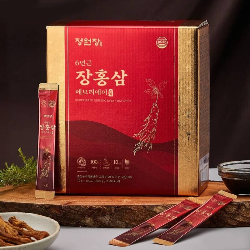 6년근 장홍삼 에브리데이 스틱 선물박스형 100포