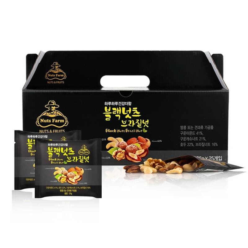 블랙넛츠 브라질넛 25g 25봉
