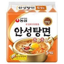 안성탕면 125g 5개