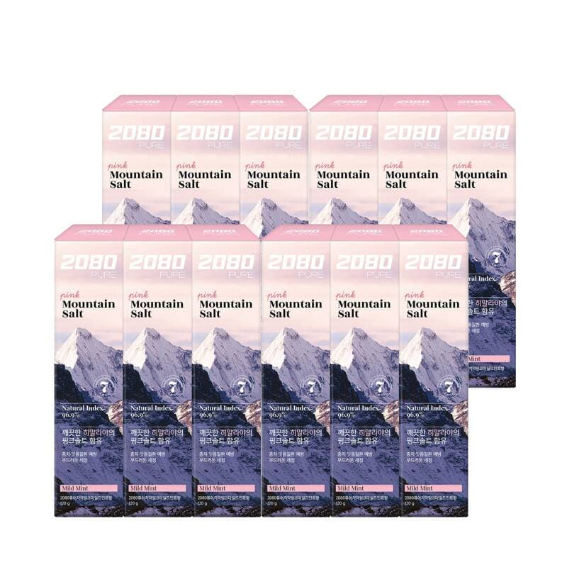 2080 퓨어솔트 치약 120g 12개입