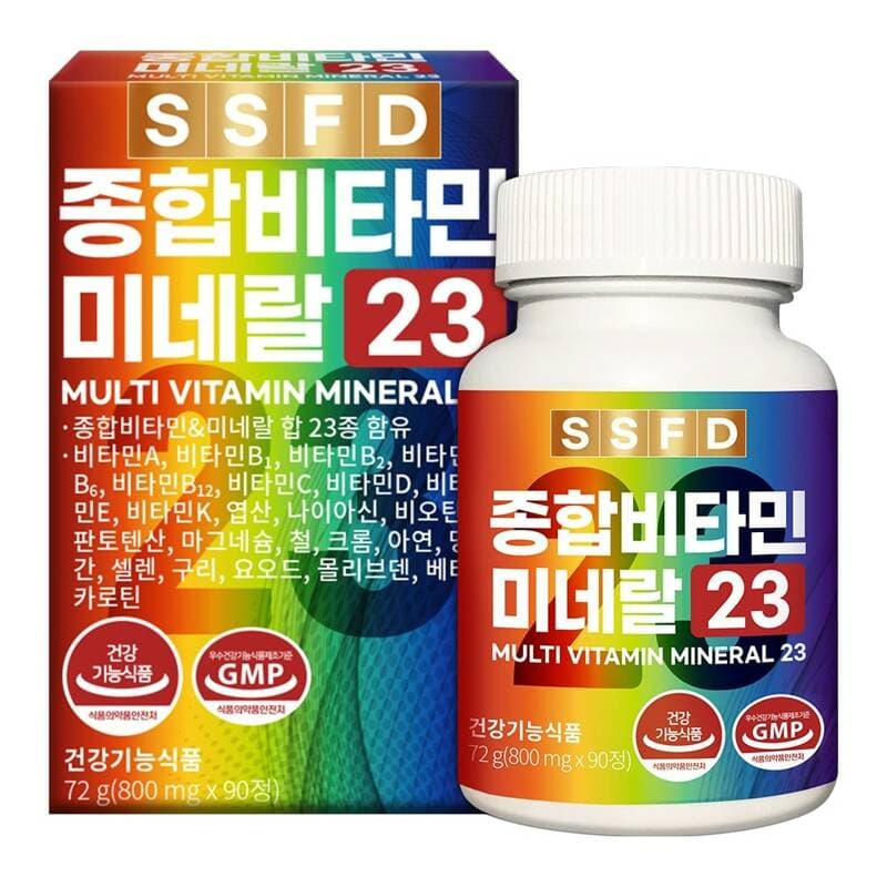 순수식품 종합 비타민 미네랄 23 90정