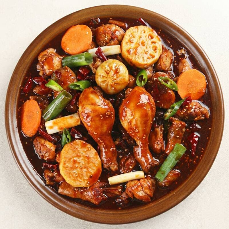 국내산 닭 솥뚜껑 안동찜닭 1kg 2개