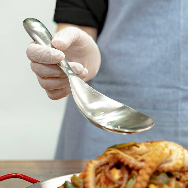 라온누리 웰메이드 진공 서빙스푼 올스텐