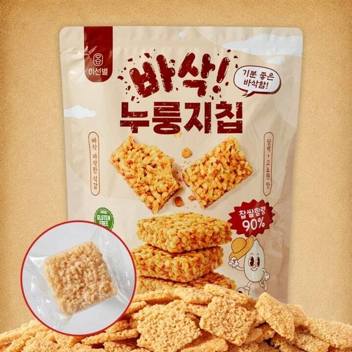 찹쌀 바삭 누룽지칩 502g 2팩