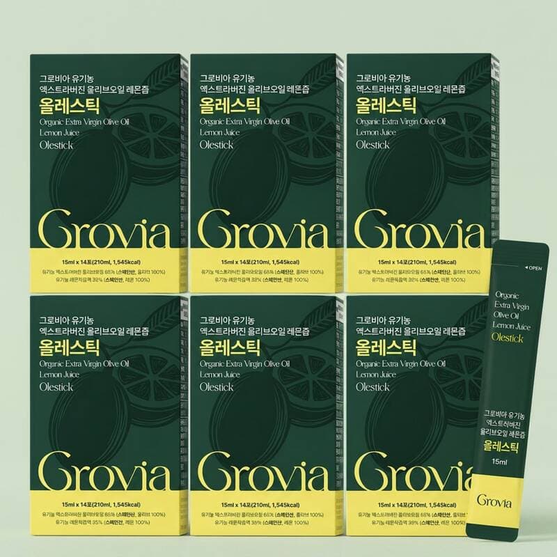 Grovia Organic Olive Oil Lemon Juice Ole Sticks 6 Packs