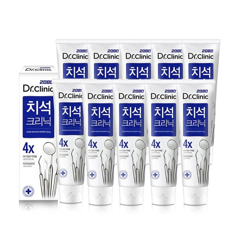 닥터크리닉 치석 치약 140g 10개