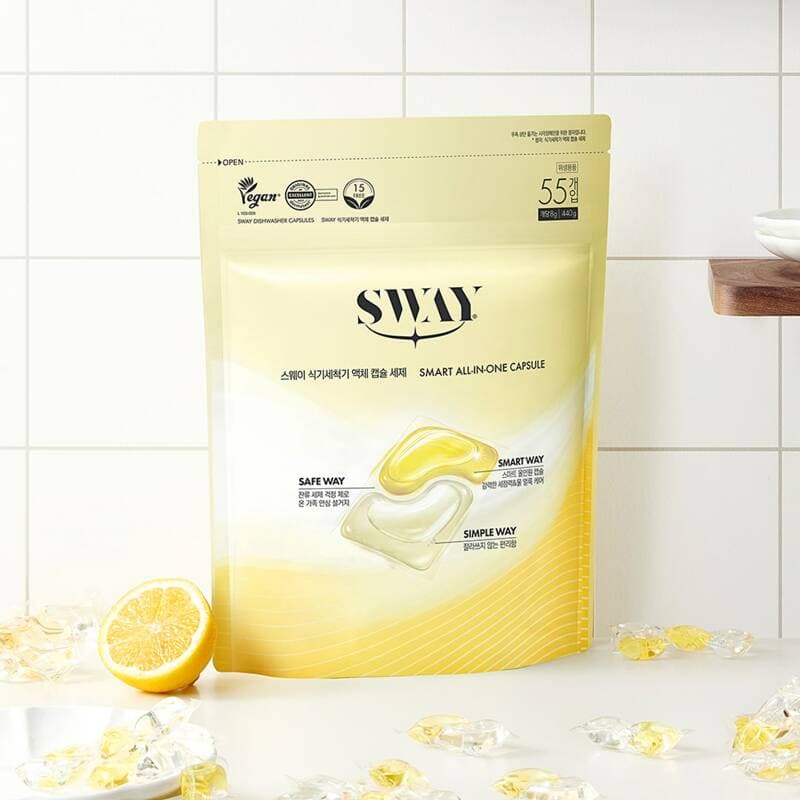 Sway Dishwasher Capsule Detergent 55ct