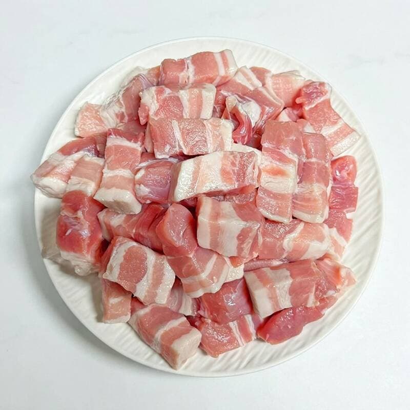 고기중독 한입삼겹살 500g 4개