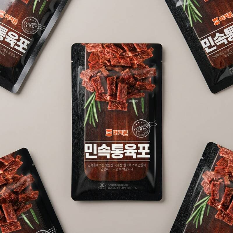 머거본 민속통육포 100g 4개