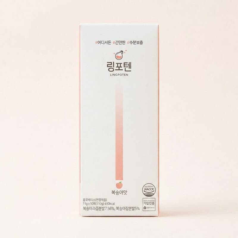 링포텐 복숭아맛 10포 11박스