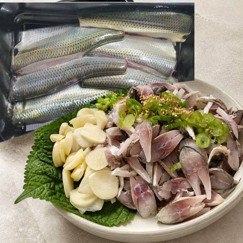 오가네수산 통영 자연산 전어 세꼬시 300g
