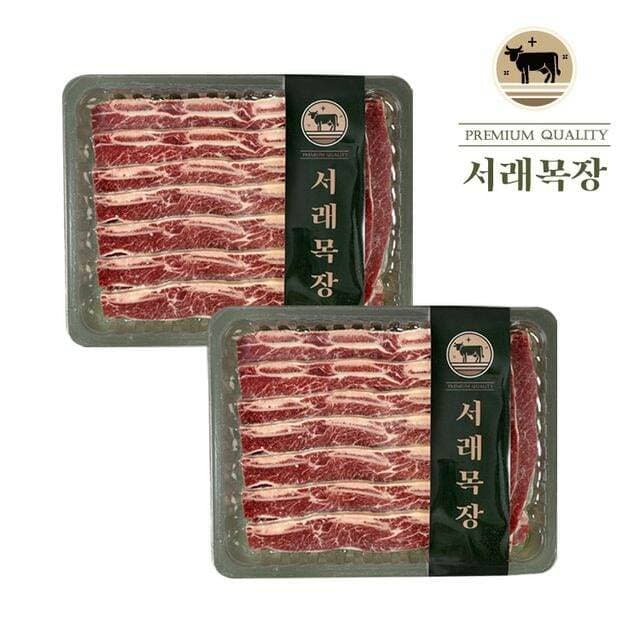 서래목장 LA갈비 원육세트 1.5kg 2팩
