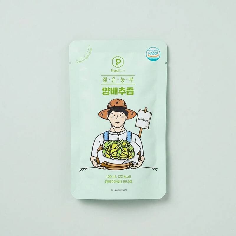 푸릇담 젊은농부 양배추즙 100ml 30팩